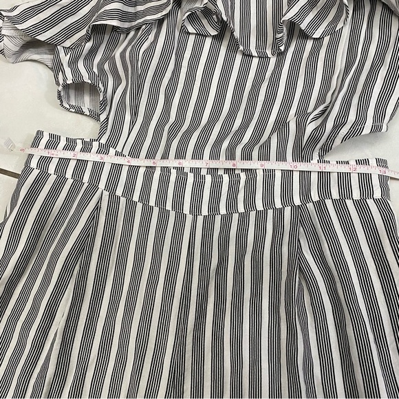 - A. Calin By Flying Tomato woman jumpsuit striped black and white size S - Picture 7 of 11